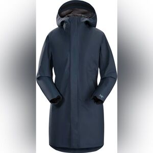 Arc'teryx Codetta Gore-Tex Black Rain Jacket Waterproof Windproof Women's Small